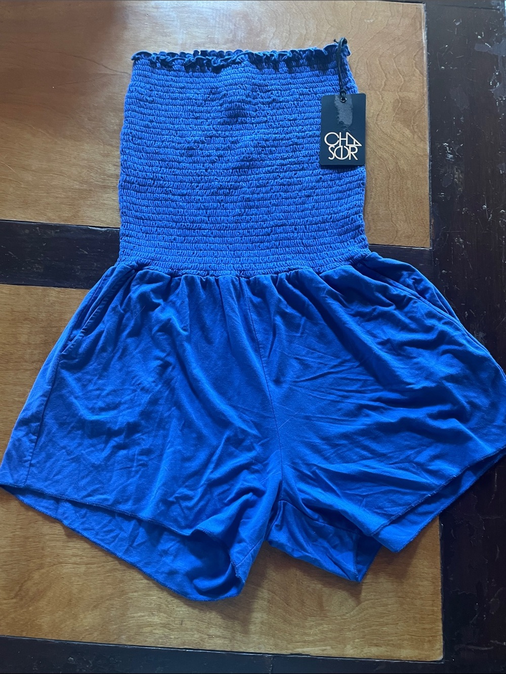 CHASER STRAPLESS ROMPER, Size S